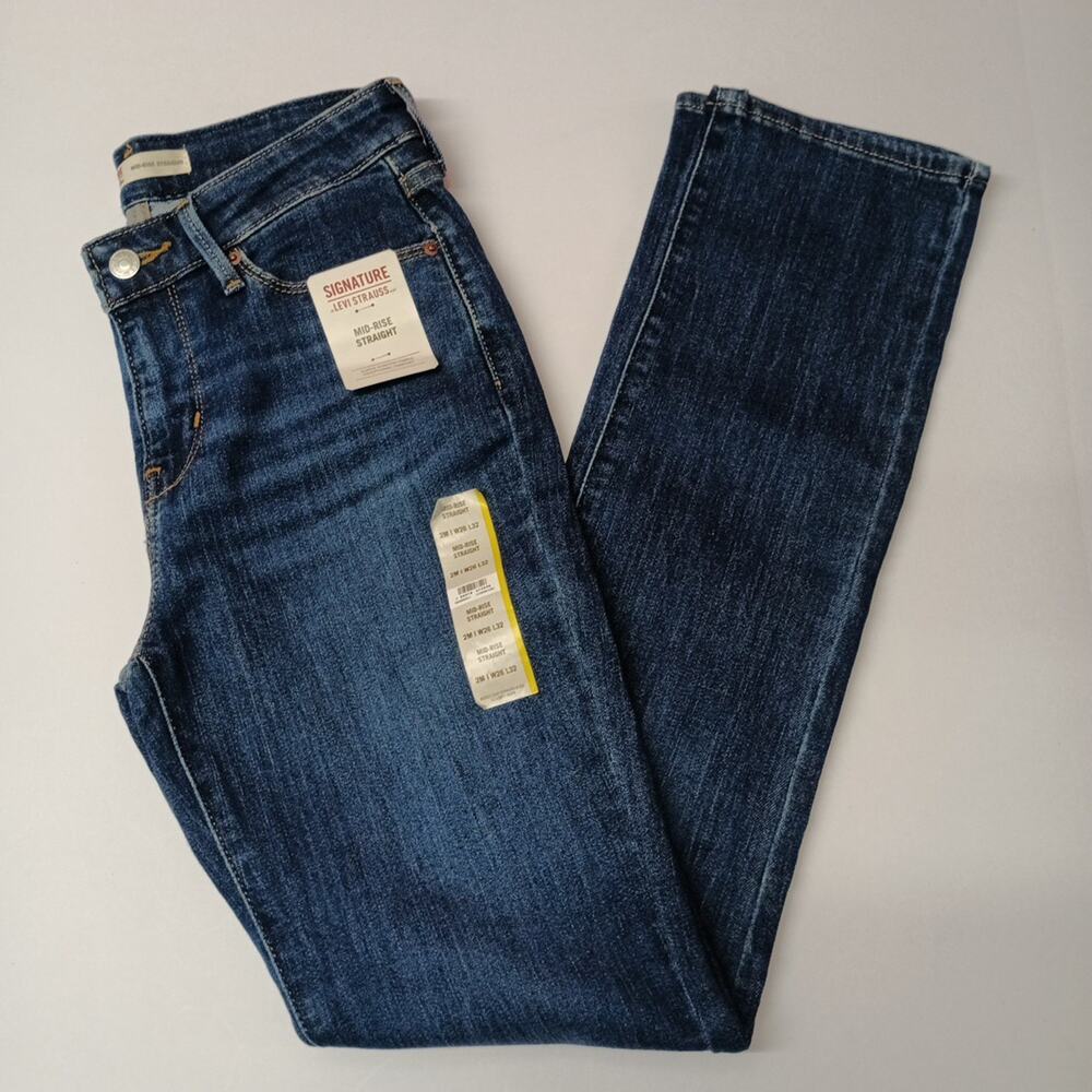 Levi Signature High‎ Rise Skinny Jeans Woman's Size 2 M 26x32